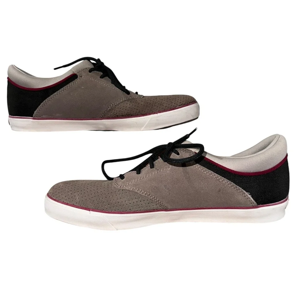 KEEN‎ GHI Mens 10.5 Taupe Suede Lace Up Casual Comfort Shoes EUC